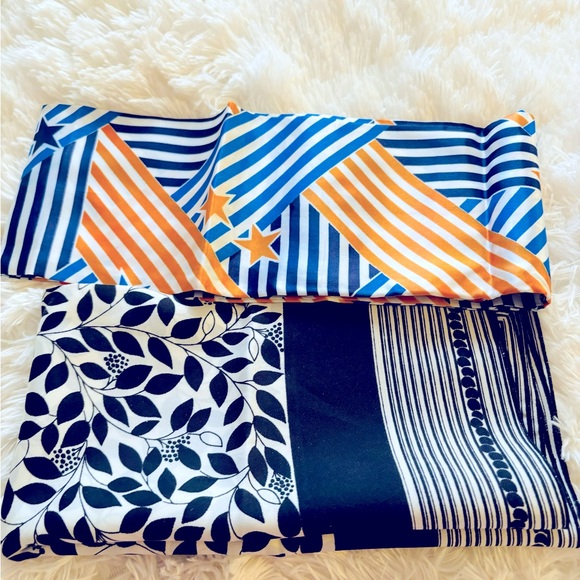 Vintage 60’s head band scarf bundle of 4. - Picture 4 of 4